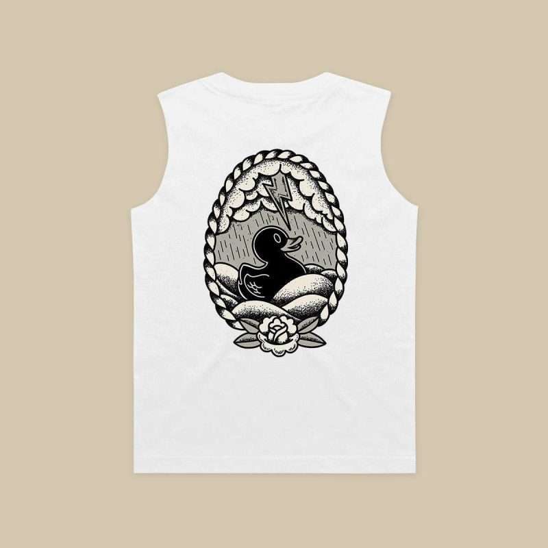 Adventure_Duck_Printed_Men_s_TankAmerican_ExpressMastercardPayPalVisa
