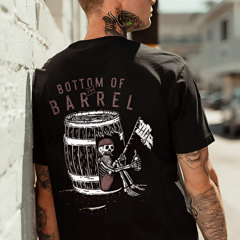 Bottom Of The Barrel Printed Men's T-shirt