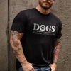 Dogꮪ Because People Suck Printed Men's T-shirt