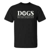 Dogꮪ Because People Suck Printed Men's T-shirt-2