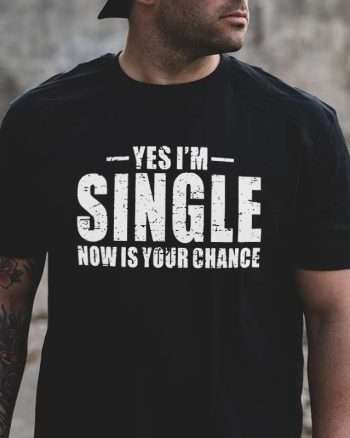 Yes I'm Single Printed Men's T-shirt