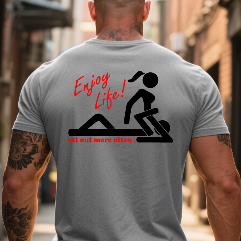 Enjoy Life Printed Men's T-shirt 1