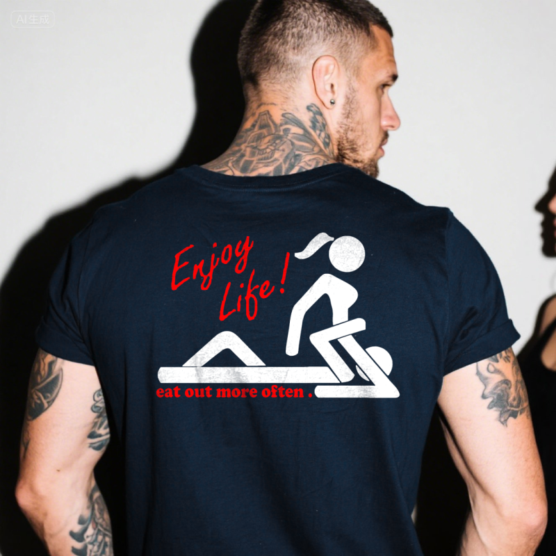 Enjoy Life Printed Men's T-shirt 3 (1) (1)