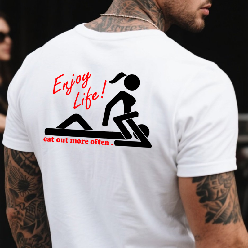 Enjoy Life Printed Men's T-shirt 4