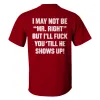 I May Not Be _Mr. Right_ Printed Men's T-shirt (4)