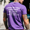 I Wanna Be There When Karma Printed Men's T-shirt 10