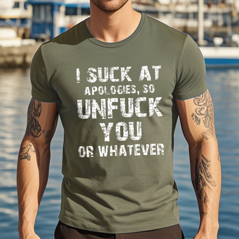 I suck at apologies amygreen