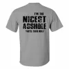 I’m The Nicest Asshole Printed Men’s T-shirt (1)