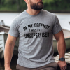 In My Defense I Was Left Unsupervised Printed Men's T-shirt (1)