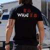 It Is What It Is Distressed Print Classic Men’s T-shirt