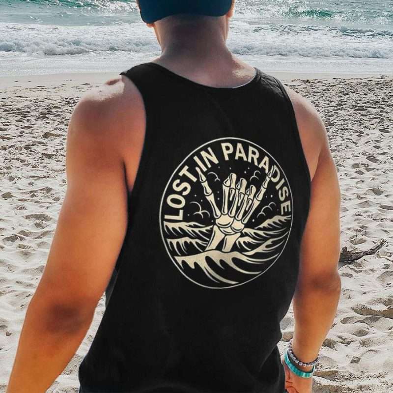 Lost_In_Paradise_Print_Men_s_VestAmerican_ExpressMastercardPayPalVis