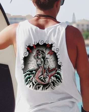 Mermaid Adventure Printed Men's Tank