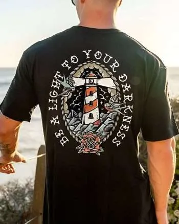 Be A Light To Your Darkness Printed Men's T-shirt