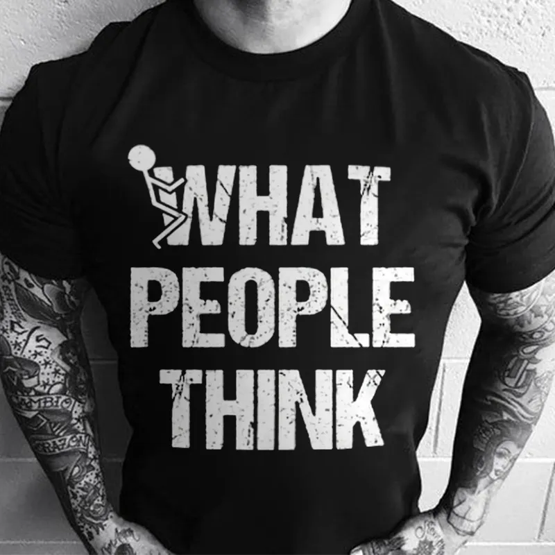 What People Think Printed Men's T-shirt