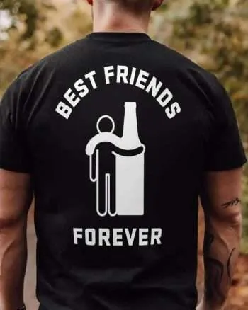 Best Friends Forever Printed Men's T-shirt