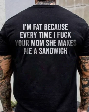 I'm Fat Printed Men's T-shirt