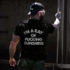 I'm A Ray Of Fucking Sunshine Printed Men's T-shirt2