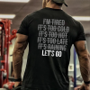 LET'S GO Printed Men's T-shirt (1)