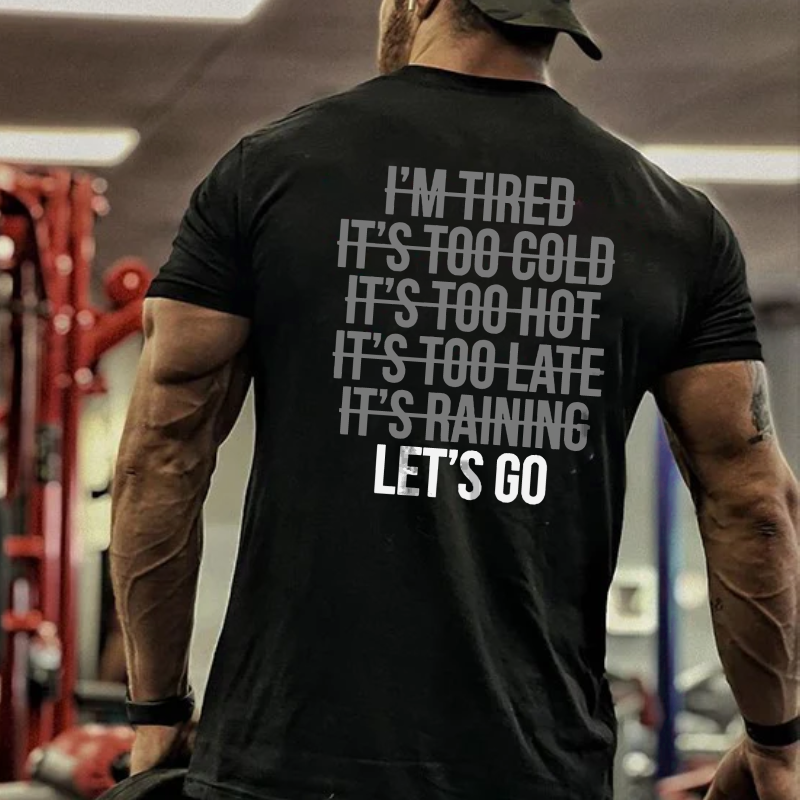 LET'S GO Printed Men's T-shirt (1)