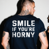 Smile If You’re Horny Printed Men’s T-shirt 3 (2)