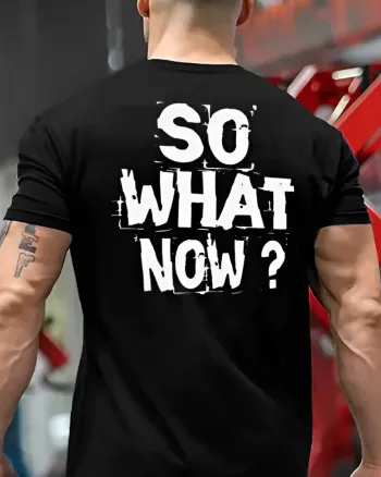 So What Now Print Men's T-shirt