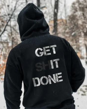 Get Shit Done Printed Men’s Hoodie