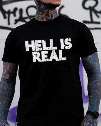 Hell Is Real Printed Men's T-shirt