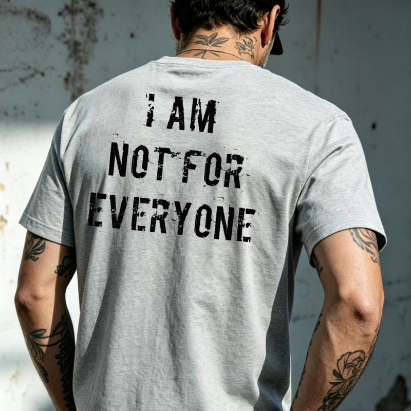 I am Not For Everyone Printed Men's T-shirt (1)