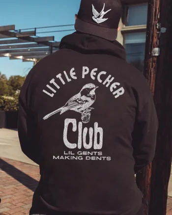 Little Pecker Club Lil Gents Making Dents Printed Men's Hoodie
