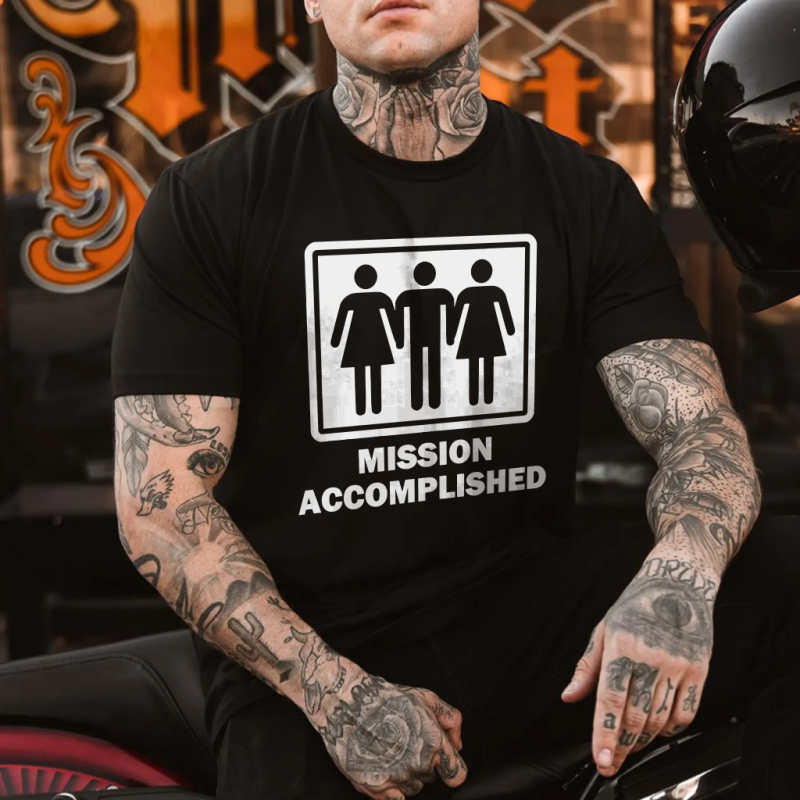 Mission Acomplished Threesome T-shirt (1)