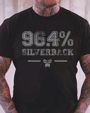 Silverback Gorilla Printed Men's T-shirt