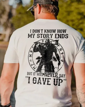 I Don't Know How My Story Ends Printed Men’s T-shirt