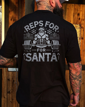 Reps for Santa Printed Men’s T-shirt