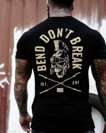 Bend Don't Break Printed Men’s T-shirt