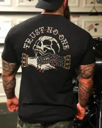 Trust No One Printed Men's T-shirt