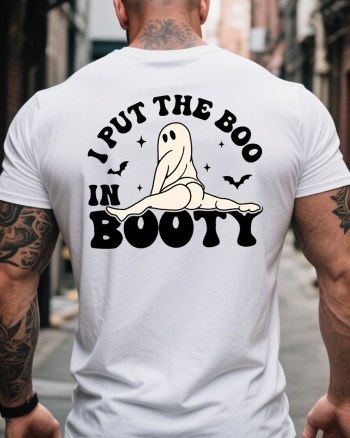 I Put The Boo In Booty Printed Men’s T-shirt