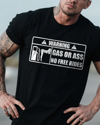 No Free Rides Printed Men’s T-shirt
