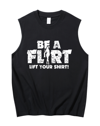 Be A Flirt Printed Men's Tank