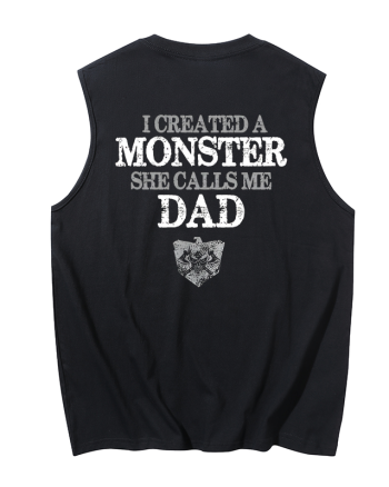 I Created A Monster Printed Men's Tank
