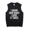 I know how many licks ot takes Print Men's Tank 3