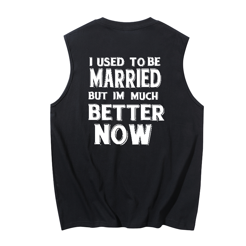 I used to be married Print Men's Tank