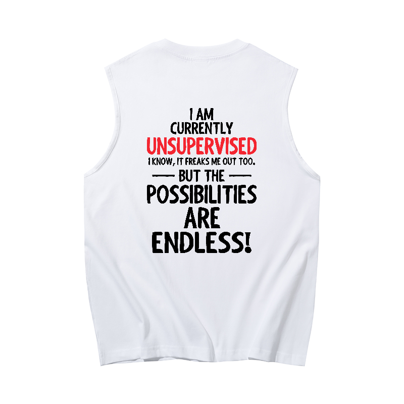 Im currently unsupervised Print Men's Tank 2