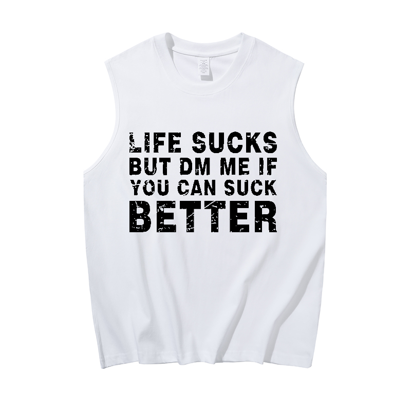 Life sucks Print Men's Tank 2