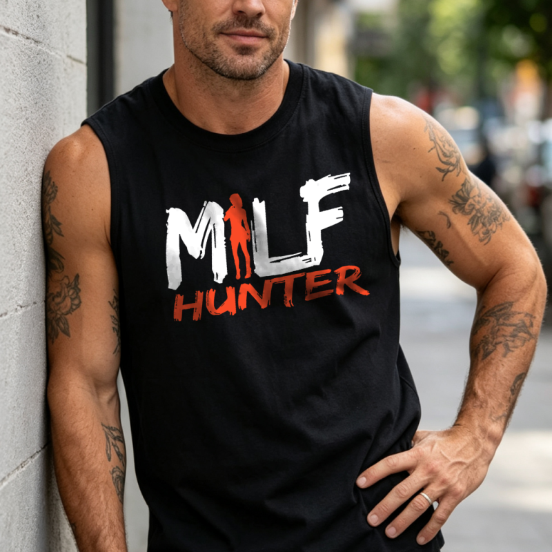 Milf Hunter Printed Men’s Tank
