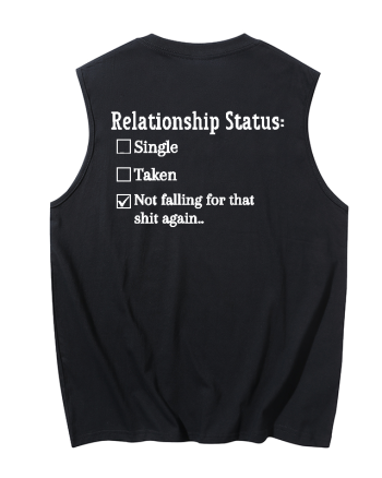 Relationship Status Printed Men's Tank