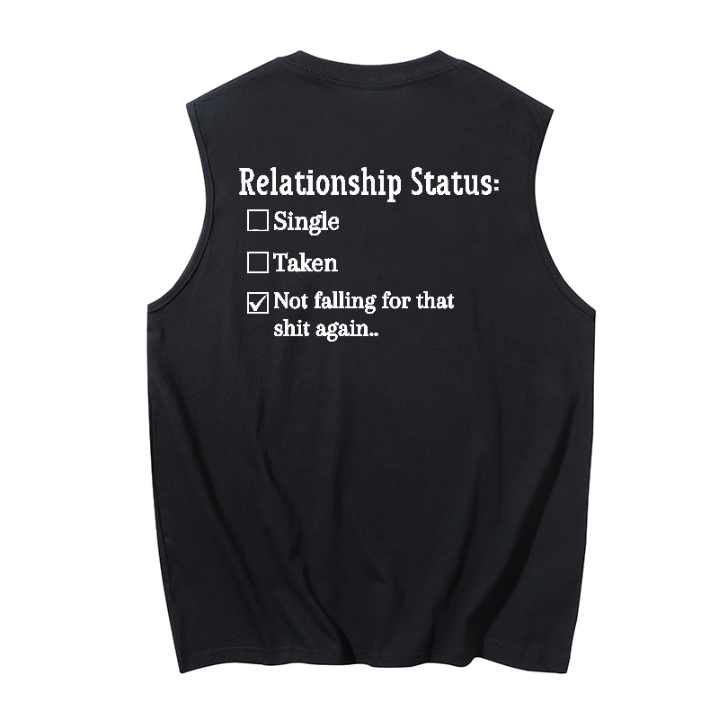 Relationship Status Print Men's Tank 1