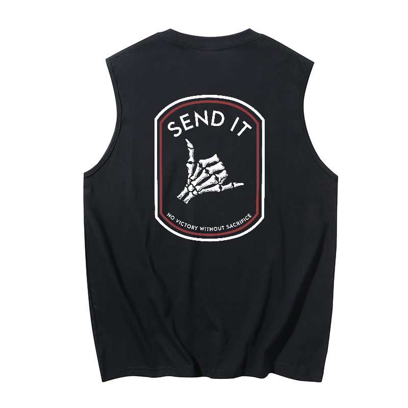 Send it No victory without sacrifice Print Men's Tank