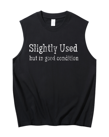 Slightly Used But In Good Condition Printed Men's Tank