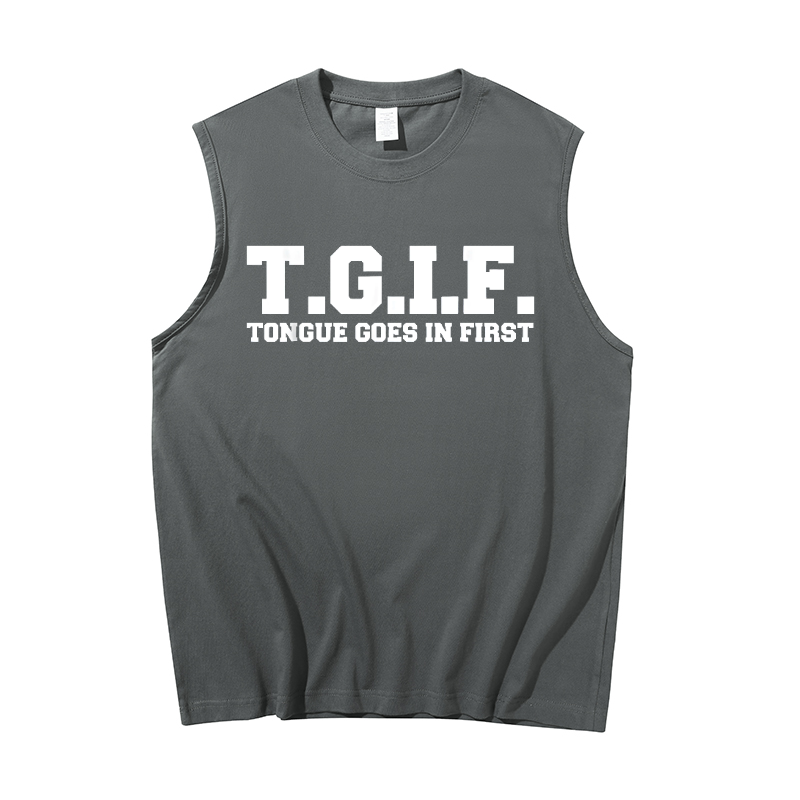 Tongue Goes In First Printed Men’s Tank 3