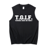 Tongue goes in first Men's Tank 1